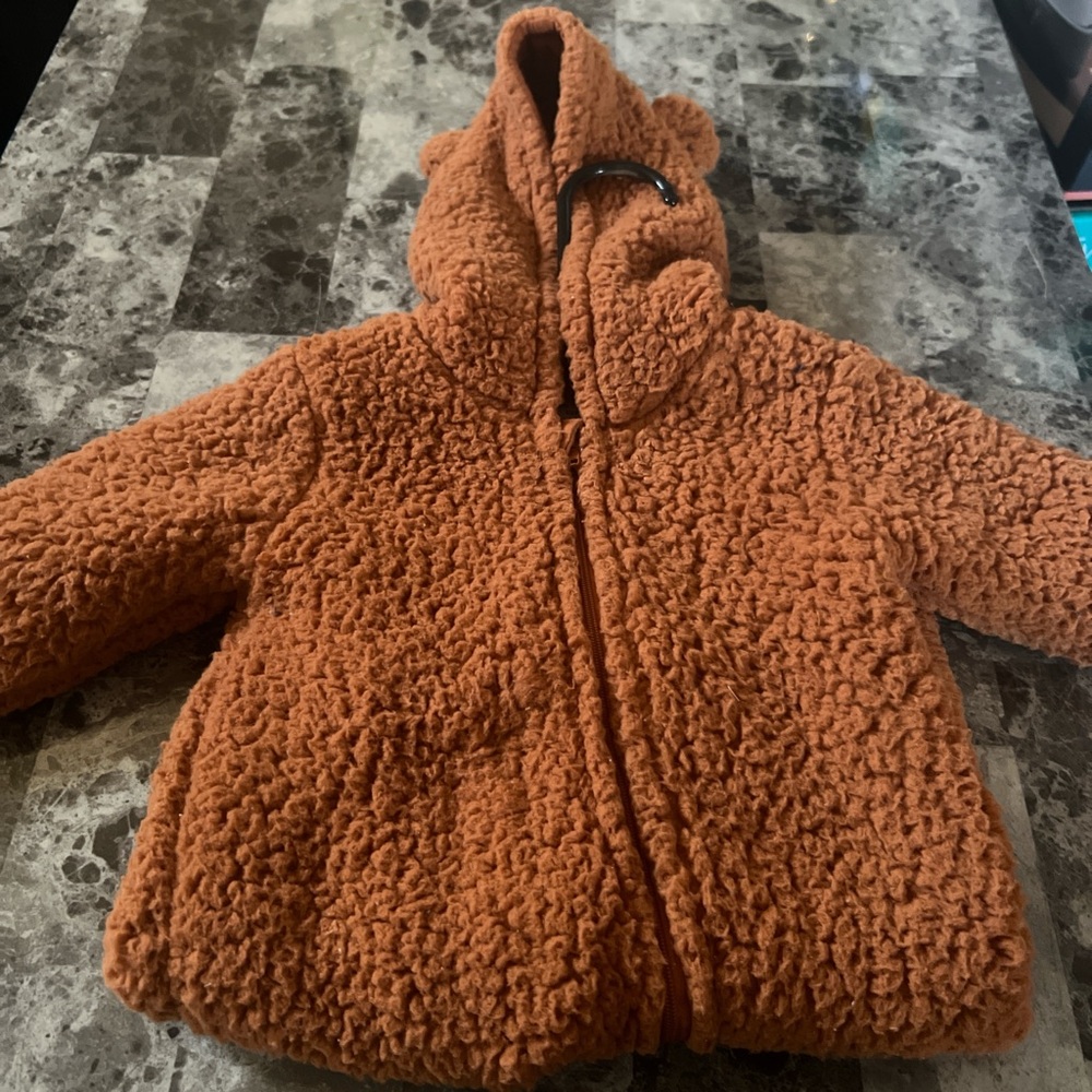 Okie Dokie Cozy Tan Kids Puffer Jacket